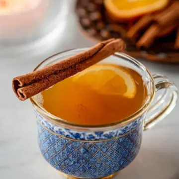 Vanilla-Orange Cinnamon Glow Tea (3 Ingredients)