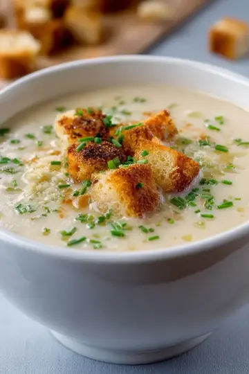 Roasted Garlic Potato Soup