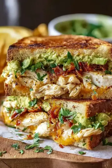 Chicken Avocado Melt Sandwich