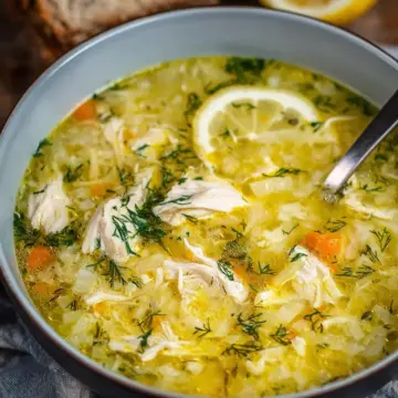 Greek Lemon Chicken Soup