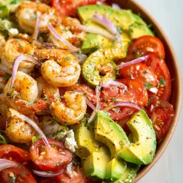 Shrimp Avocado Tomato Salad Recipe