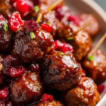 Slow Cooker Cranberry Jalapeno Meatballs
