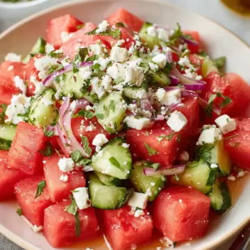Watermelon Salad with Feta