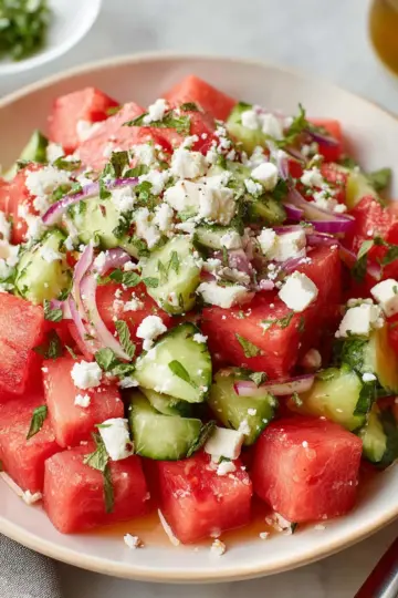 Watermelon Salad with Feta