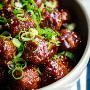 Asian Crockpot Meatballs