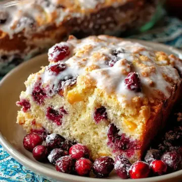Cranberry & Orange Buttermilk Breakfast Cake