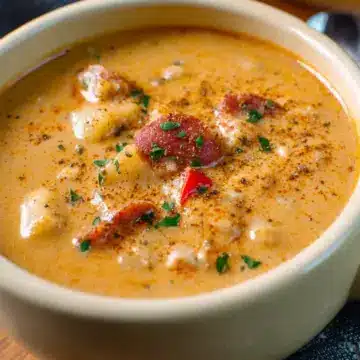 Slow Cooker Cajun Potato Soup