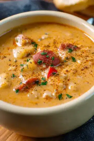 Slow Cooker Cajun Potato Soup