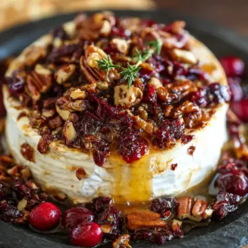 Cranberry Pecan Baked Brie