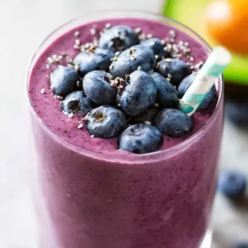 Blueberry Avocado Smoothie