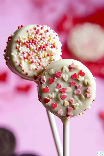 Valentine’s Day Oreo Pops