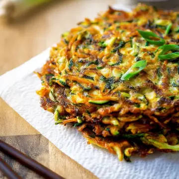 Crispy Korean Zucchini Pancakes