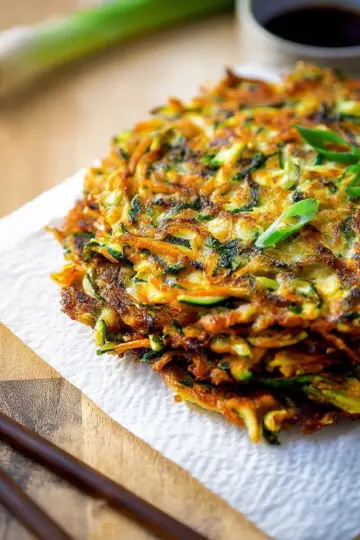 Crispy Korean Zucchini Pancakes