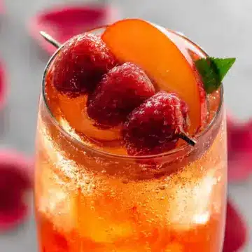 Bellini Peach Raspberry Iced Tea