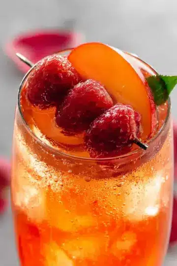 Bellini Peach Raspberry Iced Tea