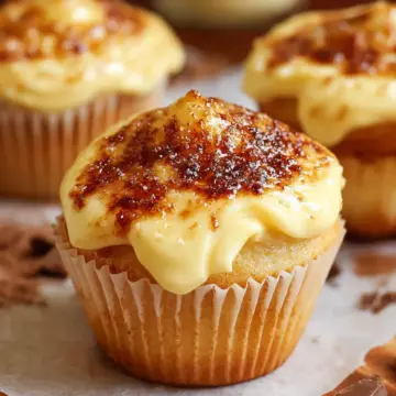 Crème Brûlée Cupcakes