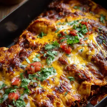 Easy Ground Beef Enchiladas