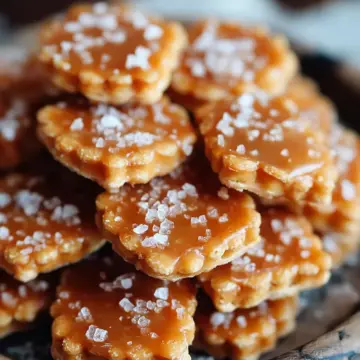 Salted Caramel Cracker Bites