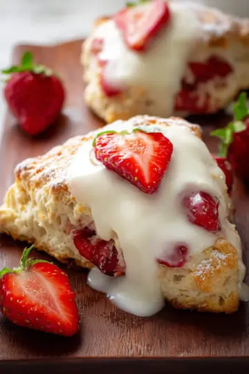 Strawberries and Cream Scones