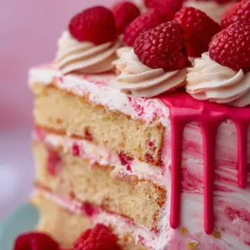 Raspberry Ripple Cake