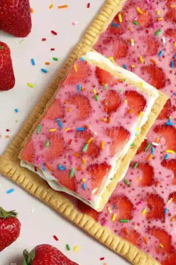 Giant Strawberry Pop Tart