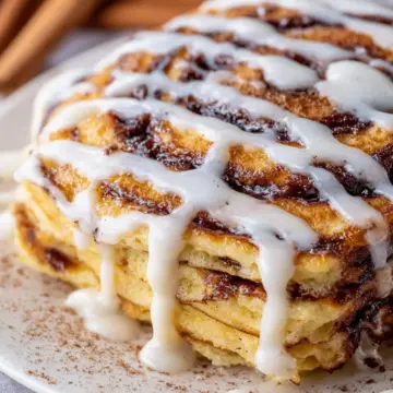 Cinnamon Roll Pancake Recipe