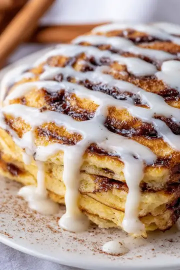 Cinnamon Roll Pancake Recipe