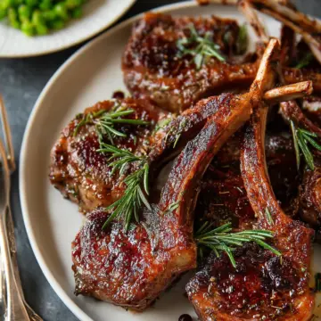 Garlic Rosemary Lamb Chops