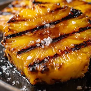Grilled Pineapple with Brown Sugar and Sea Salt