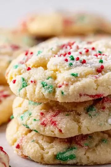 Christmas Ooey Gooey Butter Cookies
