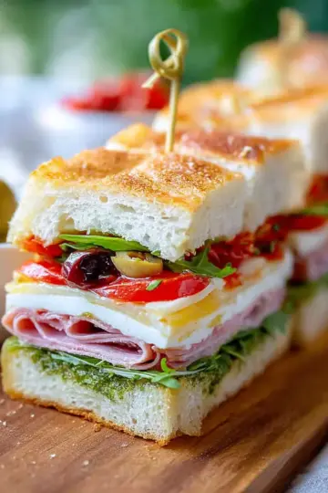 Pressed Italian Sandwiches