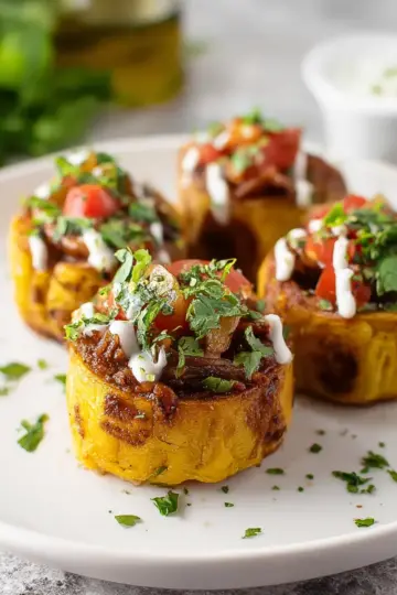 Stuffed Plantain Cups