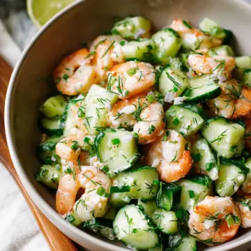 Cucumber Shrimp Salad