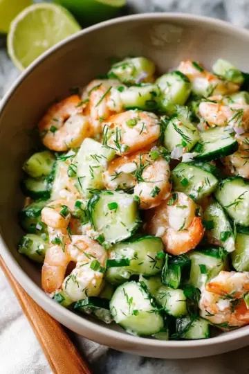 Cucumber Shrimp Salad