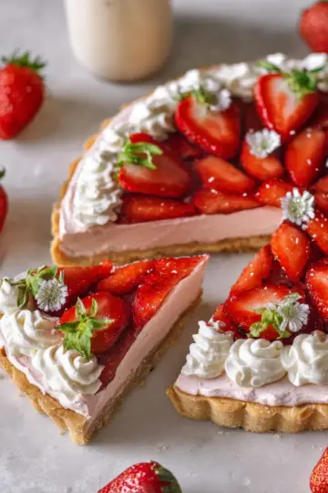 Whipped Strawberry Tart