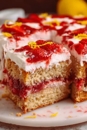 Strawberry Lemon Cake