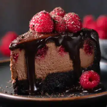 Chocolate Raspberry Cheesecake