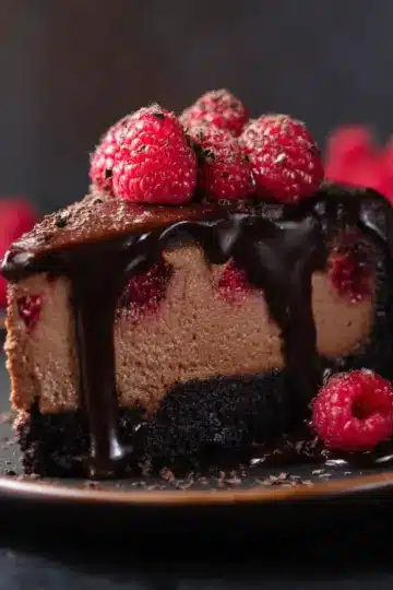 Chocolate Raspberry Cheesecake