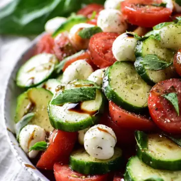 Cucumber Caprese Salad