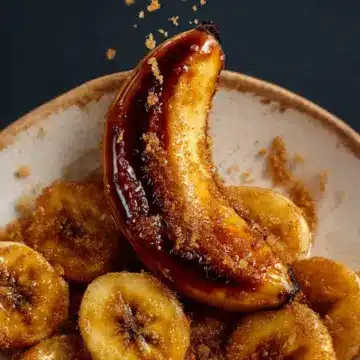 Quick Fried Banana With Brown Sugar