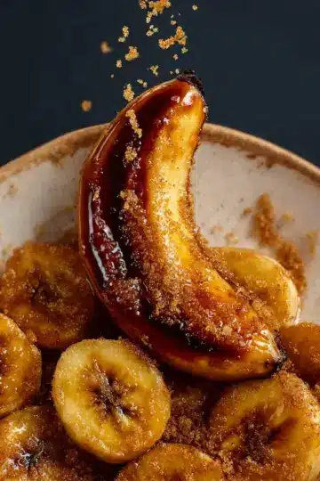 Quick Fried Banana With Brown Sugar
