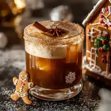 Naughty Gingerbread Cocktail