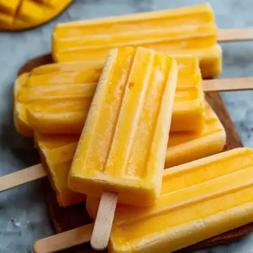 Delicious Mango Popsicles