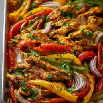 Chicken Fajita Tray Bake