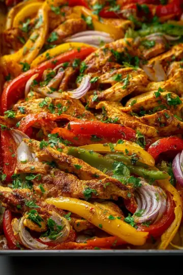 Chicken Fajita Tray Bake