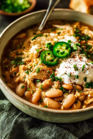 Crockpot White Chicken Chili