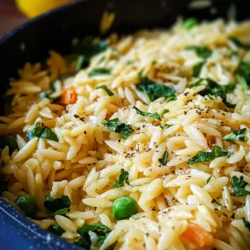 Easy One-Pot Creamy Lemon Orzo