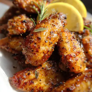 Honey Lemon Pepper Wings