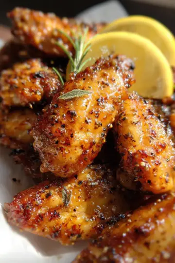 Honey Lemon Pepper Wings
