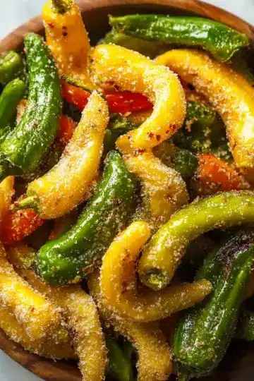 Crispy Air Fryer Banana Peppers